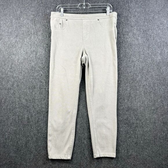 Spanx Flattering Denim Leggings Women's Extra Large Gray Denim - Picture 1 of 10